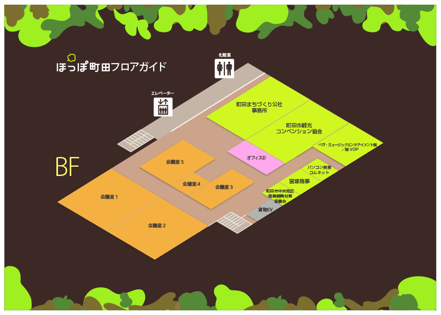 フロア案内 地下1階図